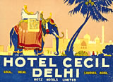 Poster design for Hotel Cecil, Delhi, India